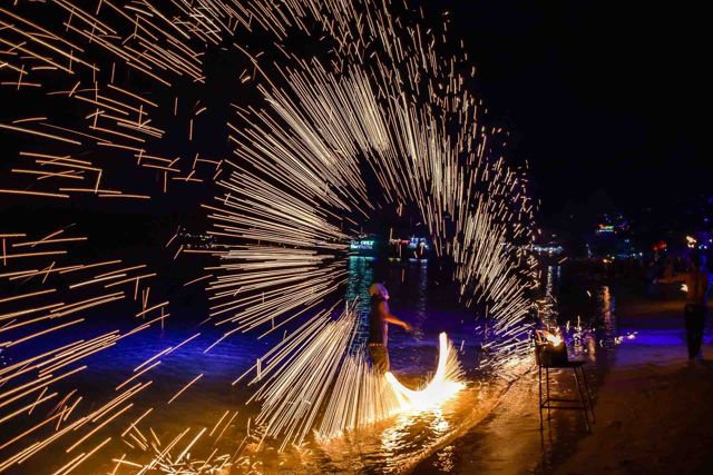 Full Moon Party on Haad Rin beach, Koh Phangan